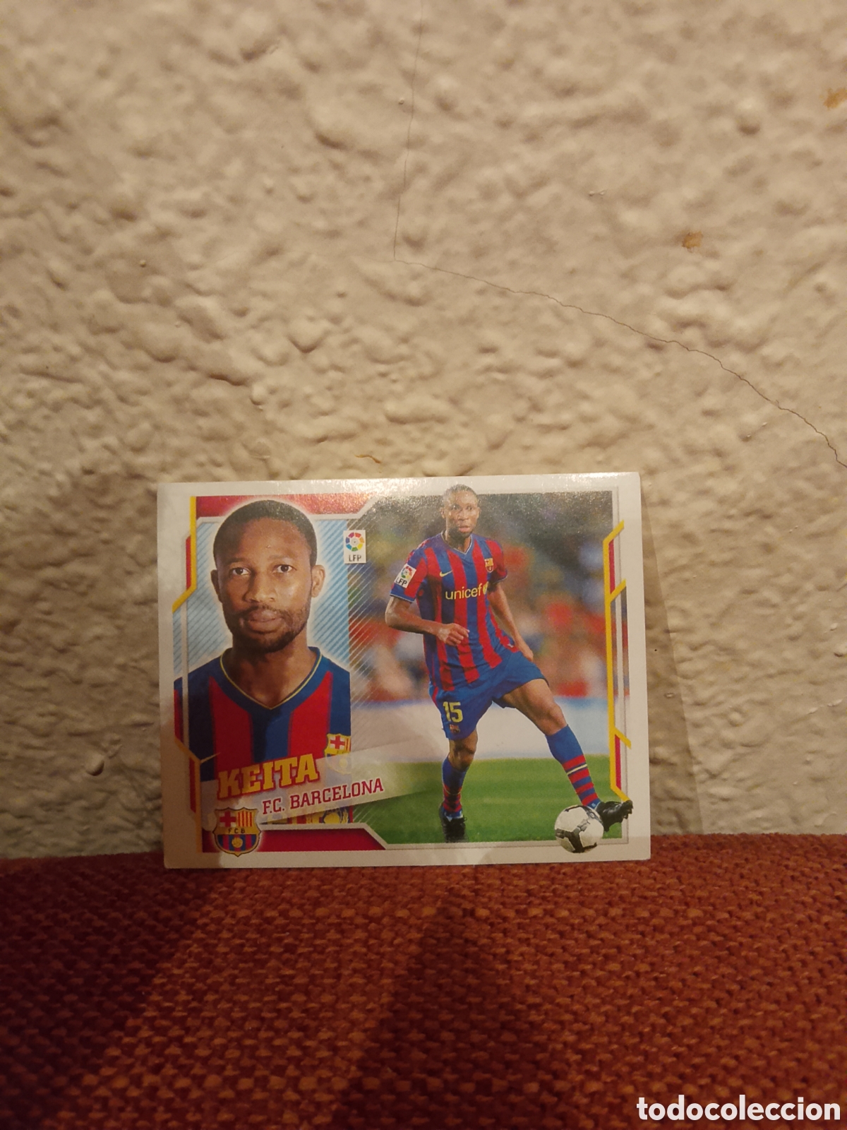 Cromos de f&uacute;tbol: Keita Fc Barcelona 12 la liga este 10-11 2010 2011