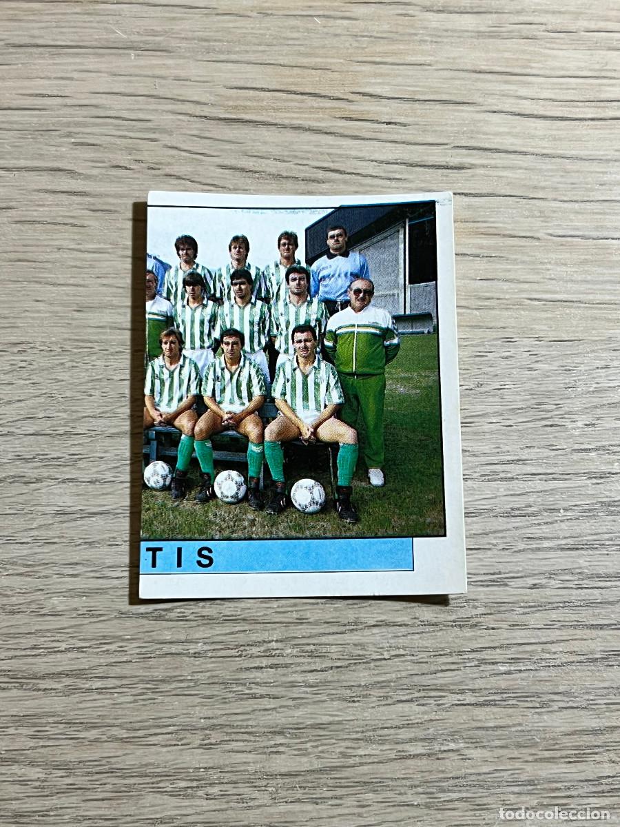 Cromos de f&uacute;tbol: 80 PLANTILLA ALINEACION BETIS LIGA FUTBOL 88 PANINI NUNCA PEGADO SIN PEGAR 1988
