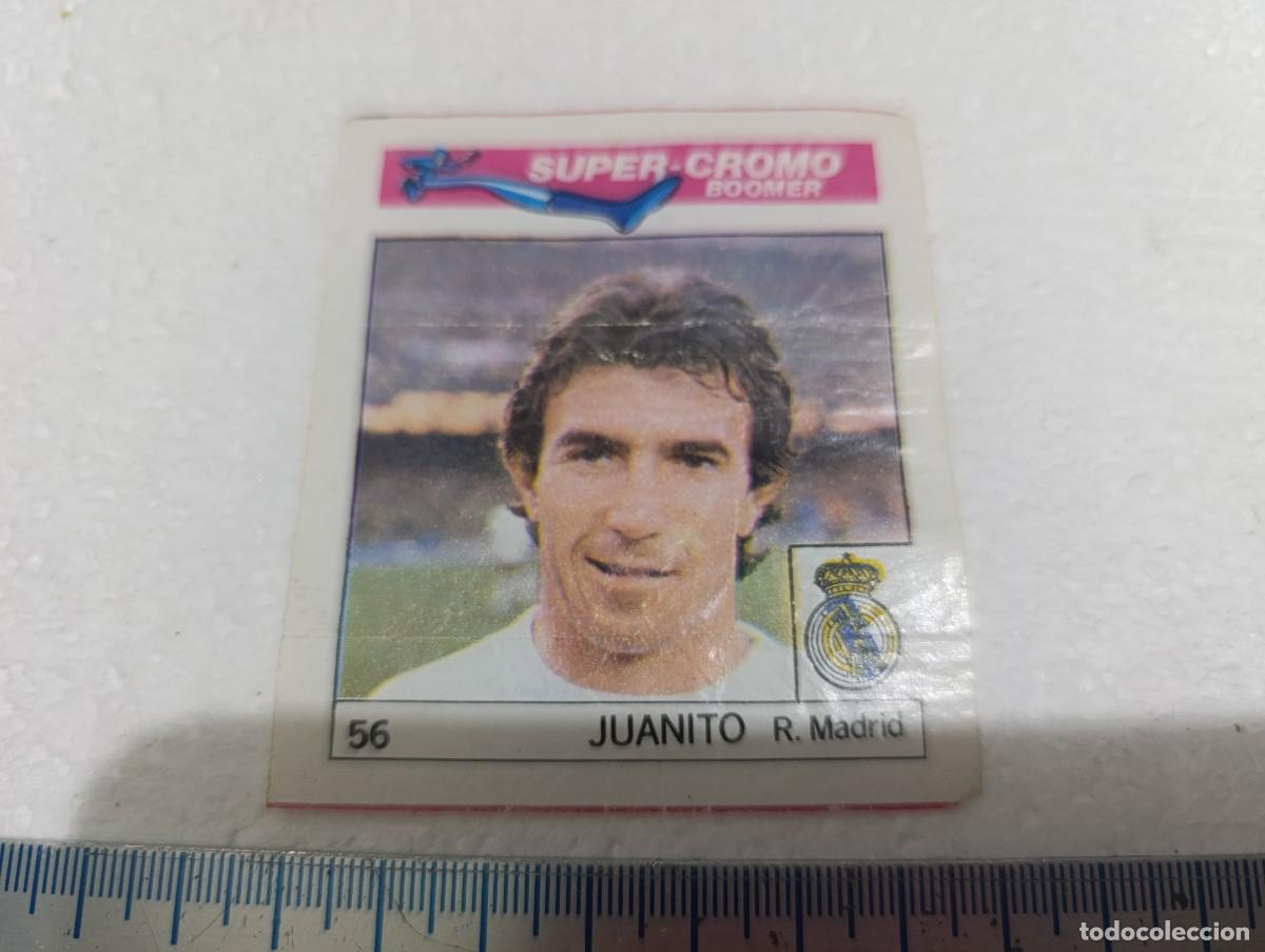 Cromos de f&uacute;tbol: CROMO - JUANITO - CHICLES BOOMER FUTBOL A&Ntilde;OS 80