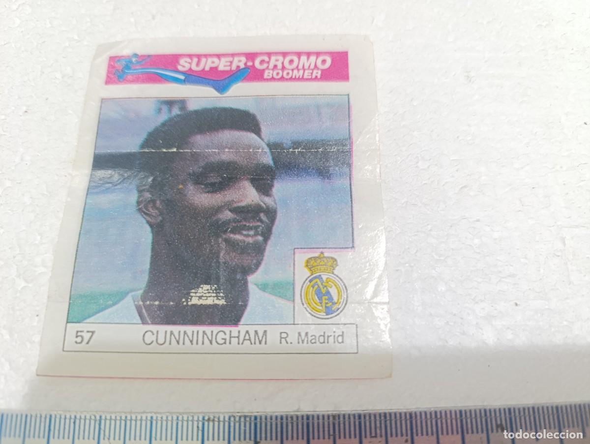 Cromos de f&uacute;tbol: CROMO - CUNNINGHAM - CHICLES BOOMER FUTBOL A&Ntilde;OS 80