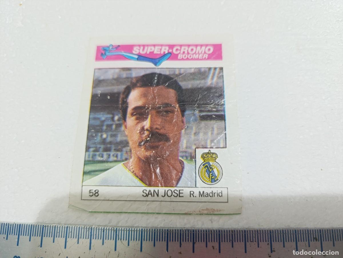 Cromos de f&uacute;tbol: CROMO - SAN JOSE - CHICLES BOOMER FUTBOL A&Ntilde;OS 80