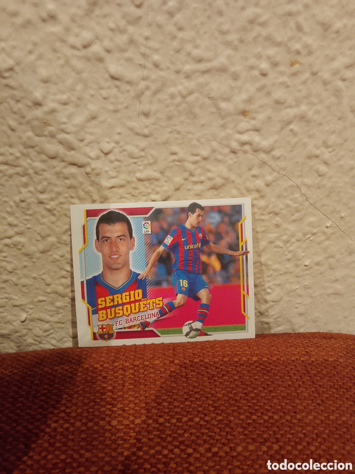 Cromos de f&uacute;tbol: Sergio Busquets FC Barcelona 9A la liga este 10-11 2010 2011