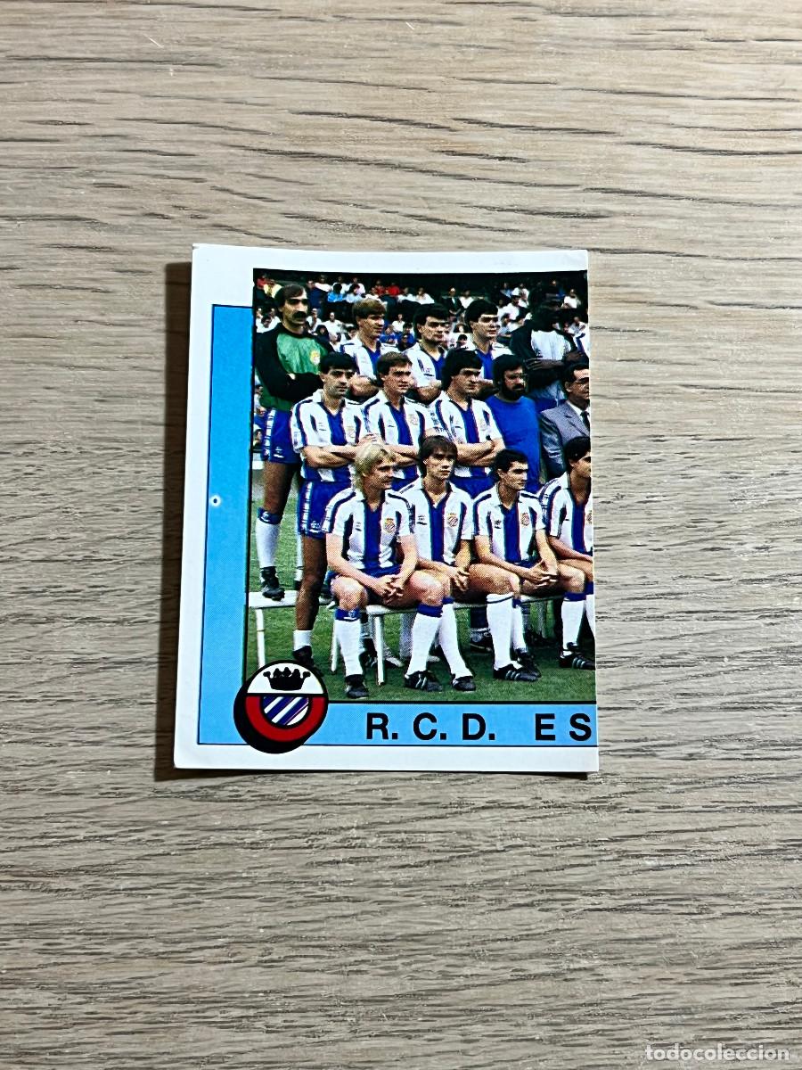 Cromos de f&uacute;tbol: 136 PLANTILLA ALINEACION ESPA&Ntilde;OL LIGA FUTBOL 88 PANINI NUNCA PEGADO SIN PEGAR 1988