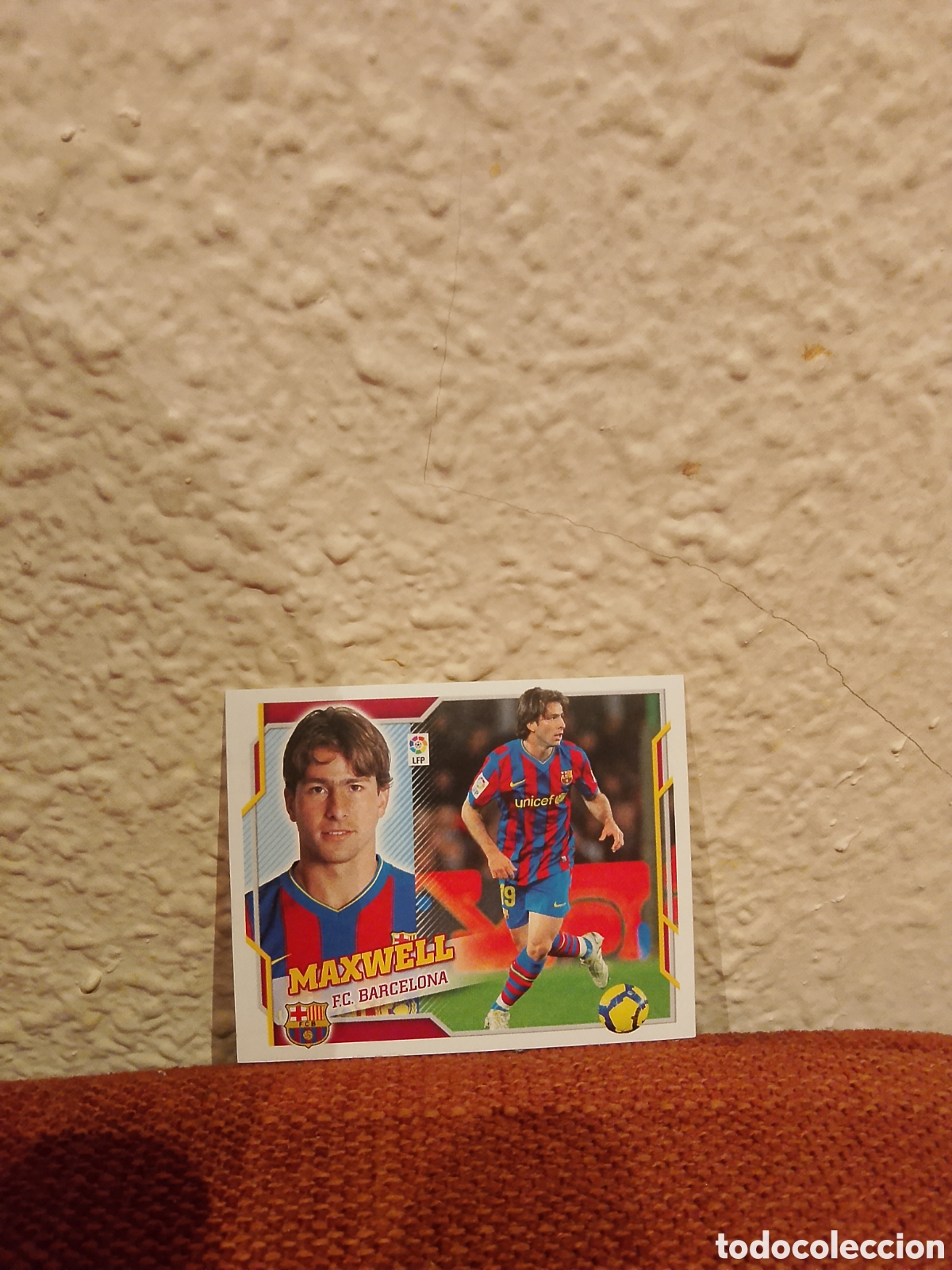 Cromos de f&uacute;tbol: Maxwell FC Barcelona 8 la liga este 10-11 2010 2011