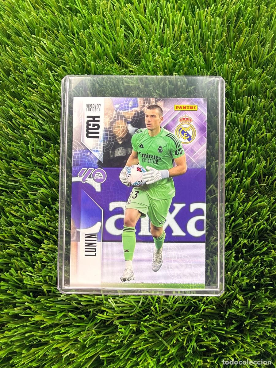 Football Stickers: N&ordm; 219 Lunin Real Madrid CF Megacracks 26 27