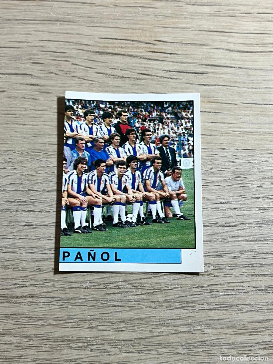 Football Stickers: 137 PLANTILLA ALINEACION ESPA&Ntilde;OL LIGA FUTBOL 88 PANINI NUNCA PEGADO SIN PEGAR 1988