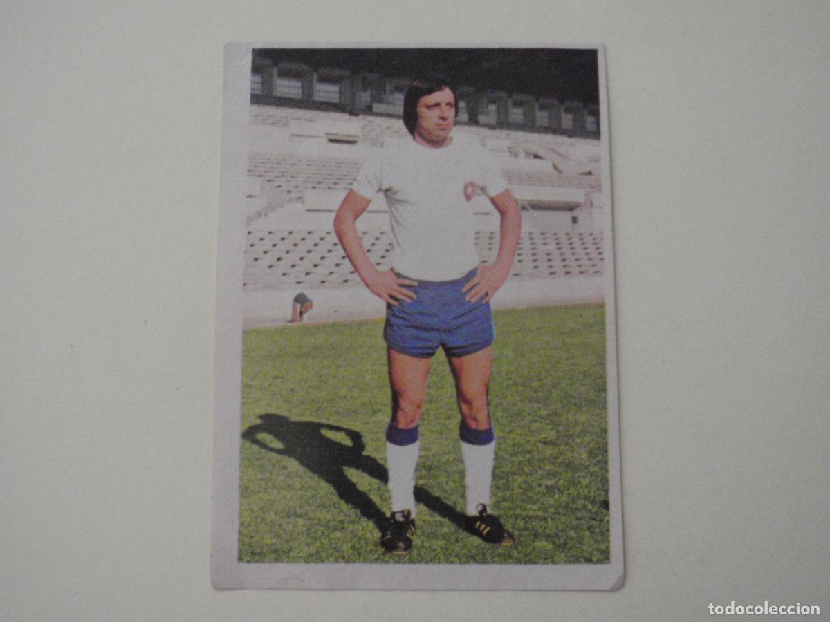 Cromos de f&uacute;tbol: Cromo futbol SOTO - Real Zaragoza. CAMPEONATO LIGA 1975 1976 Editorial FHER. 75 76