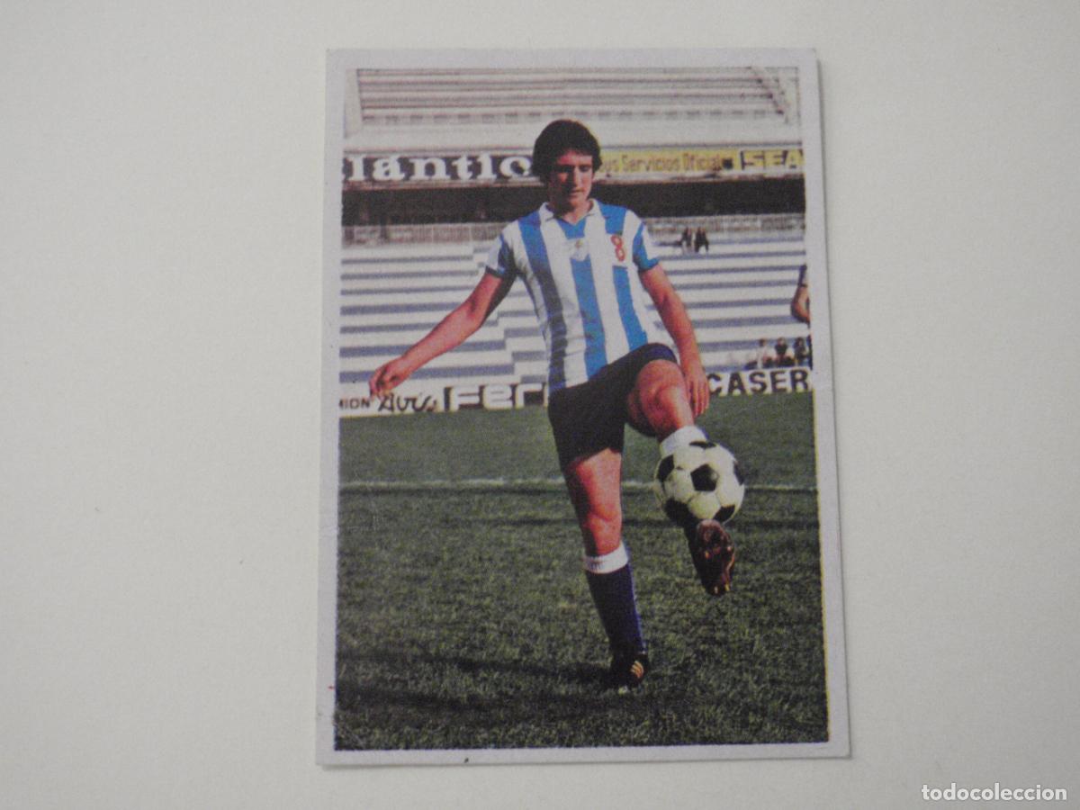 Cromos de f&uacute;tbol: Cromo futbol BUSTILLO - CD M&aacute;laga. CAMPEONATO LIGA 1975 1976 Editorial FHER. 75 76