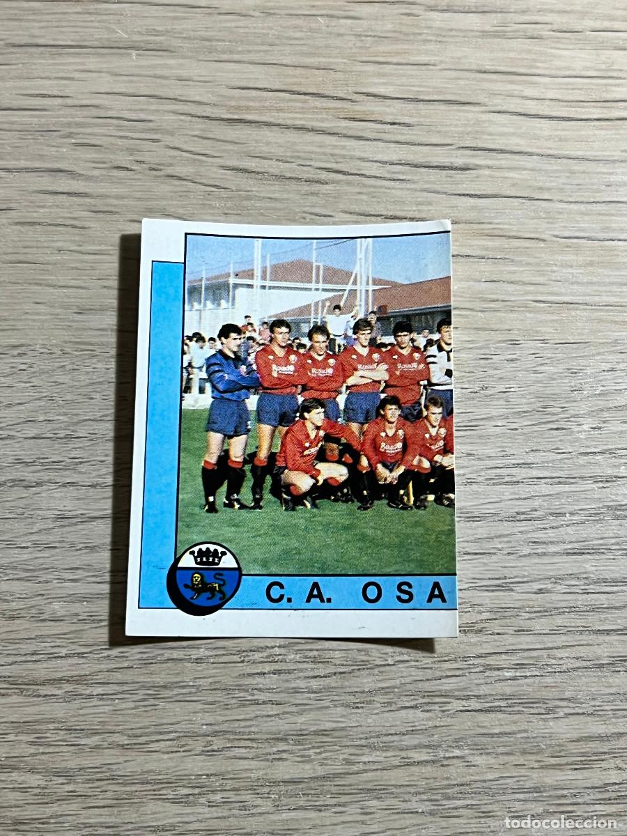 Cromos de f&uacute;tbol: 270 PLANTILLA ALINEACION OSASUNA LIGA FUTBOL 88 PANINI NUNCA PEGADO SIN PEGAR 1988
