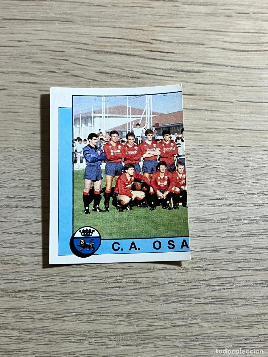 Cromos de f&uacute;tbol: 270 PLANTILLA ALINEACION OSASUNA LIGA FUTBOL 88 PANINI NUNCA PEGADO SIN PEGAR 1988