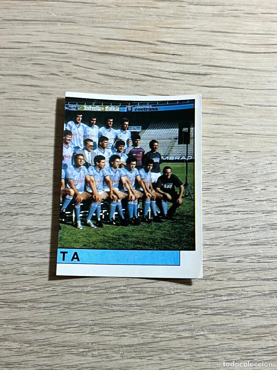 Cromos de f&uacute;tbol: 118 PLANTILLA ALINEACION CELTA LIGA FUTBOL 88 PANINI NUNCA PEGADO SIN PEGAR 1988
