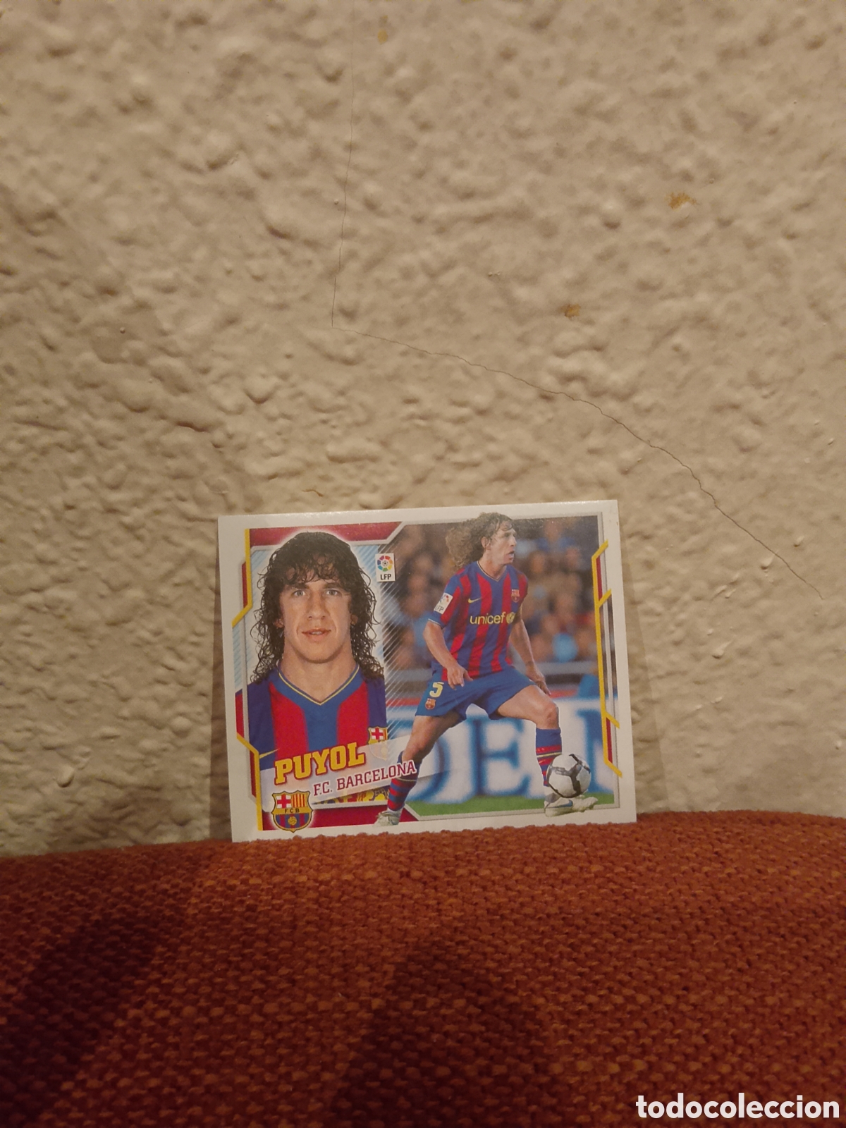 Cromos de f&uacute;tbol: Puyol FC Barcelona 4 A la liga este 10-11 2010 2011