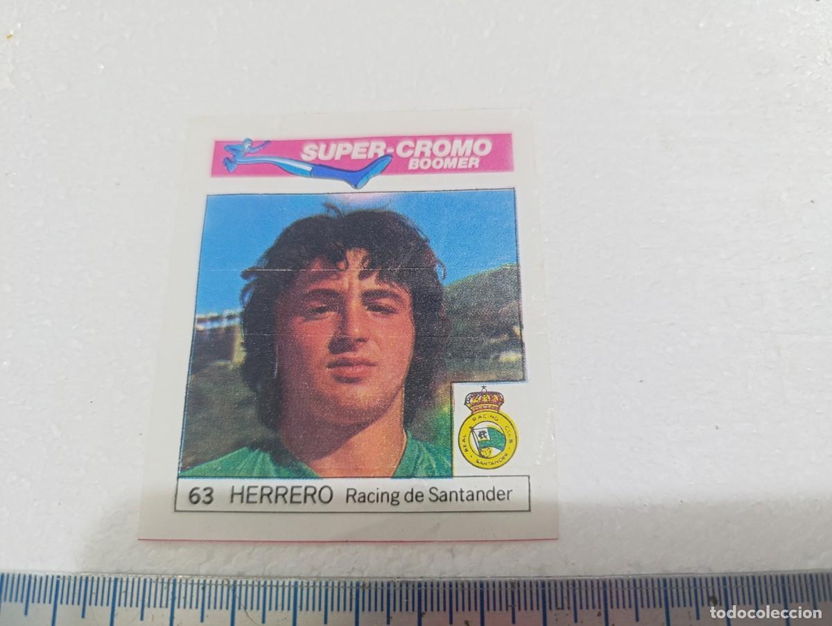 Cromos de f&uacute;tbol: CROMO - HERRERO - CHICLES BOOMER FUTBOL A&Ntilde;OS 80