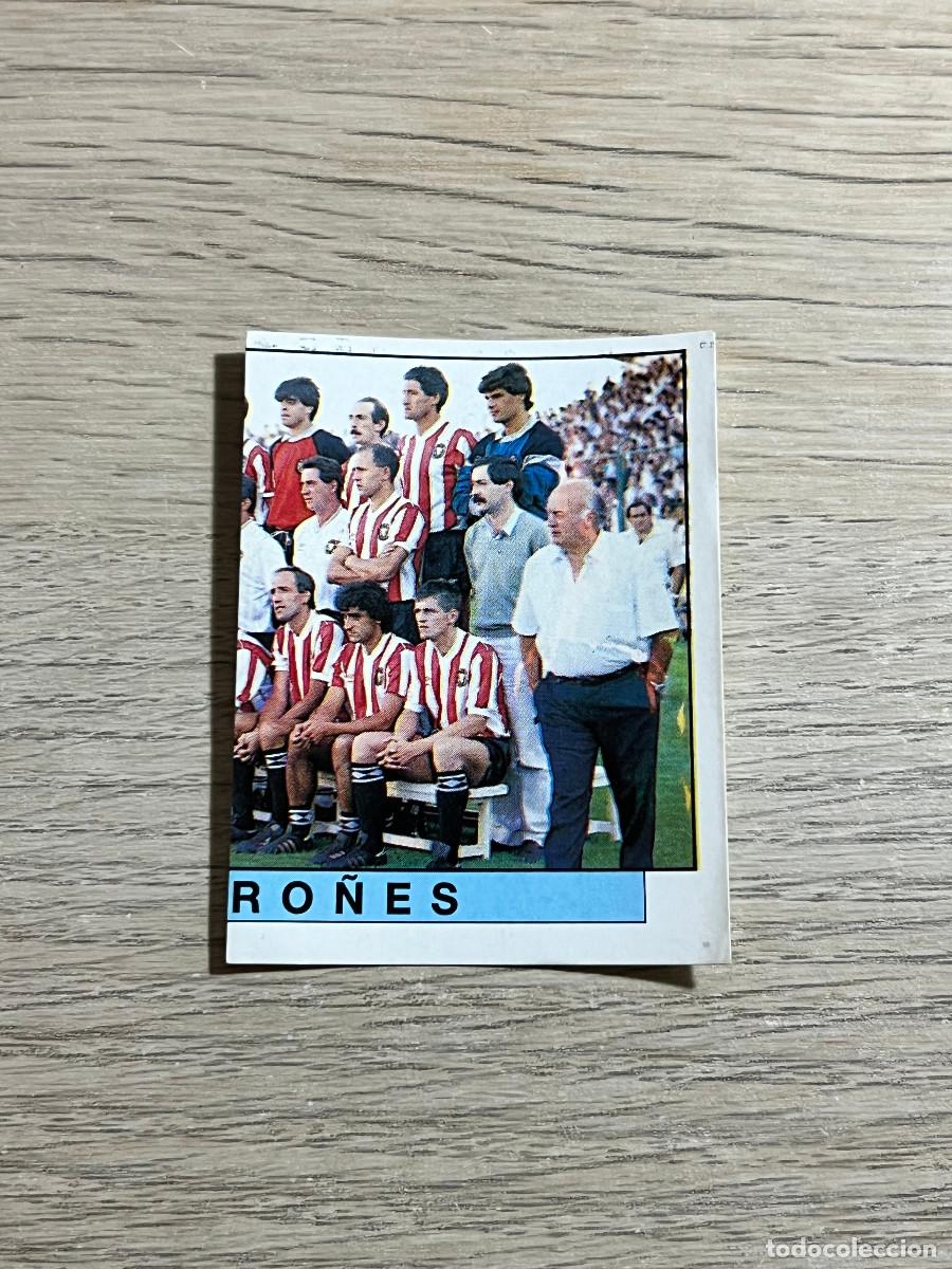 Cromos de f&uacute;tbol: 175 PLANTILLA ALINEACION LOGRO&Ntilde;ES LIGA FUTBOL 88 PANINI NUNCA PEGADO SIN PEGAR 1988