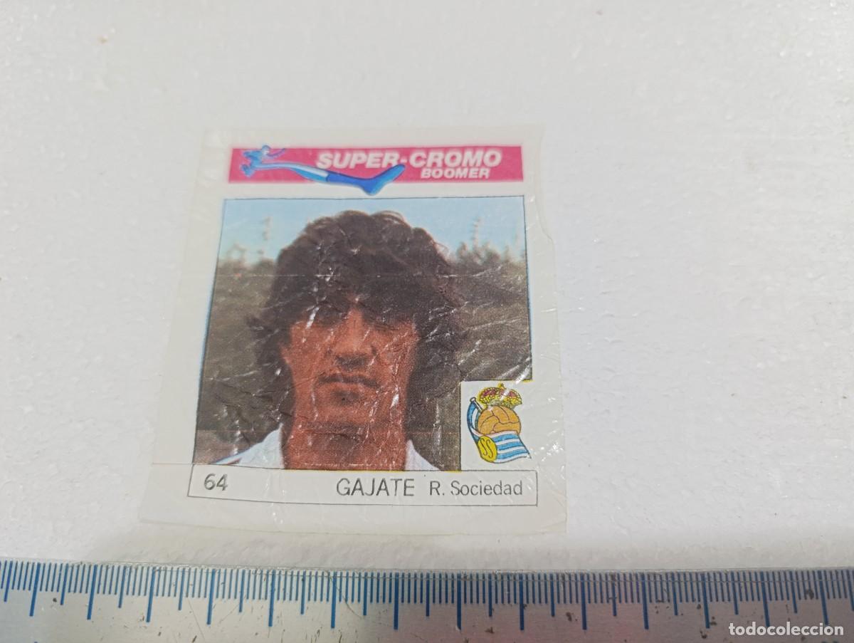 Cromos de f&uacute;tbol: CROMO - GAJATE - CHICLES BOOMER FUTBOL A&Ntilde;OS 80