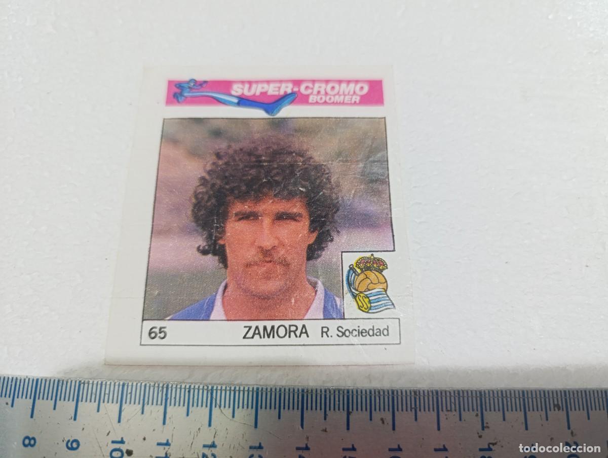 Cromos de f&uacute;tbol: CROMO - ZAMORA - CHICLES BOOMER FUTBOL A&Ntilde;OS 80