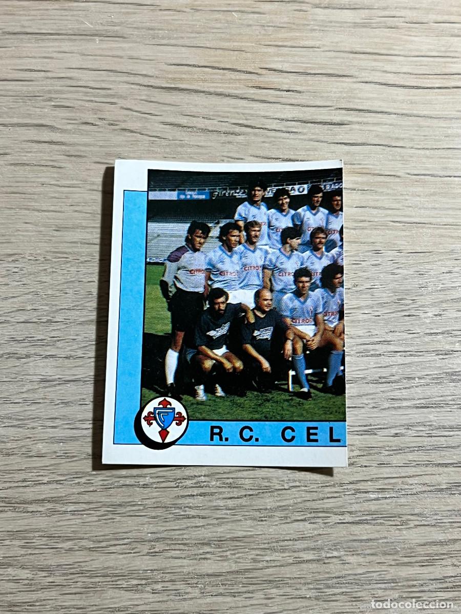 Cromos de f&uacute;tbol: 117 PLANTILLA ALINEACION CELTA LIGA FUTBOL 88 PANINI NUNCA PEGADO SIN PEGAR 1988