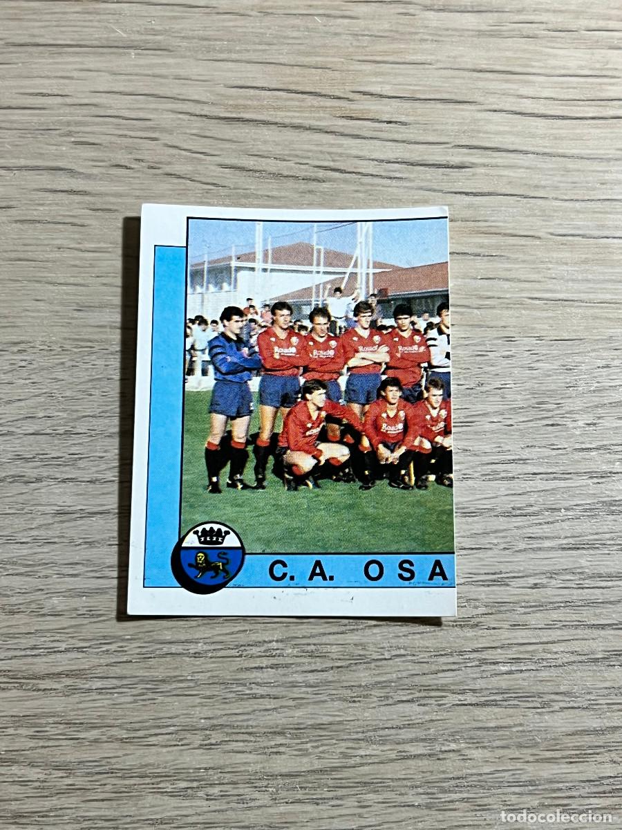 Cromos de f&uacute;tbol: 270 PLANTILLA ALINEACION OSASUNA LIGA FUTBOL 88 PANINI NUNCA PEGADO SIN PEGAR 1988