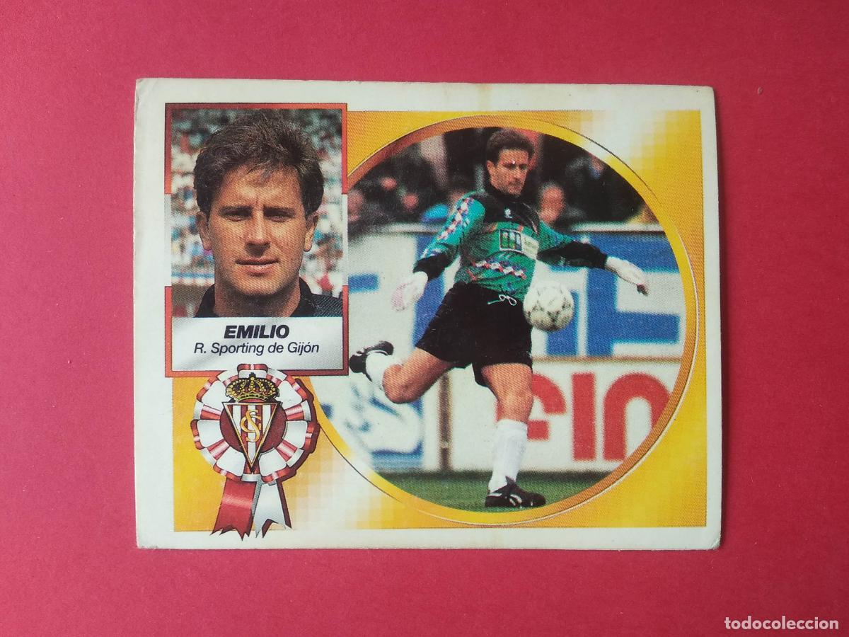 Cromos de f&uacute;tbol: EDICIONES ESTE LIGA 94 95 1994 1995 CROMO BAJA NUNCA PEGADO , EMILIO SPORTING DE GIJON