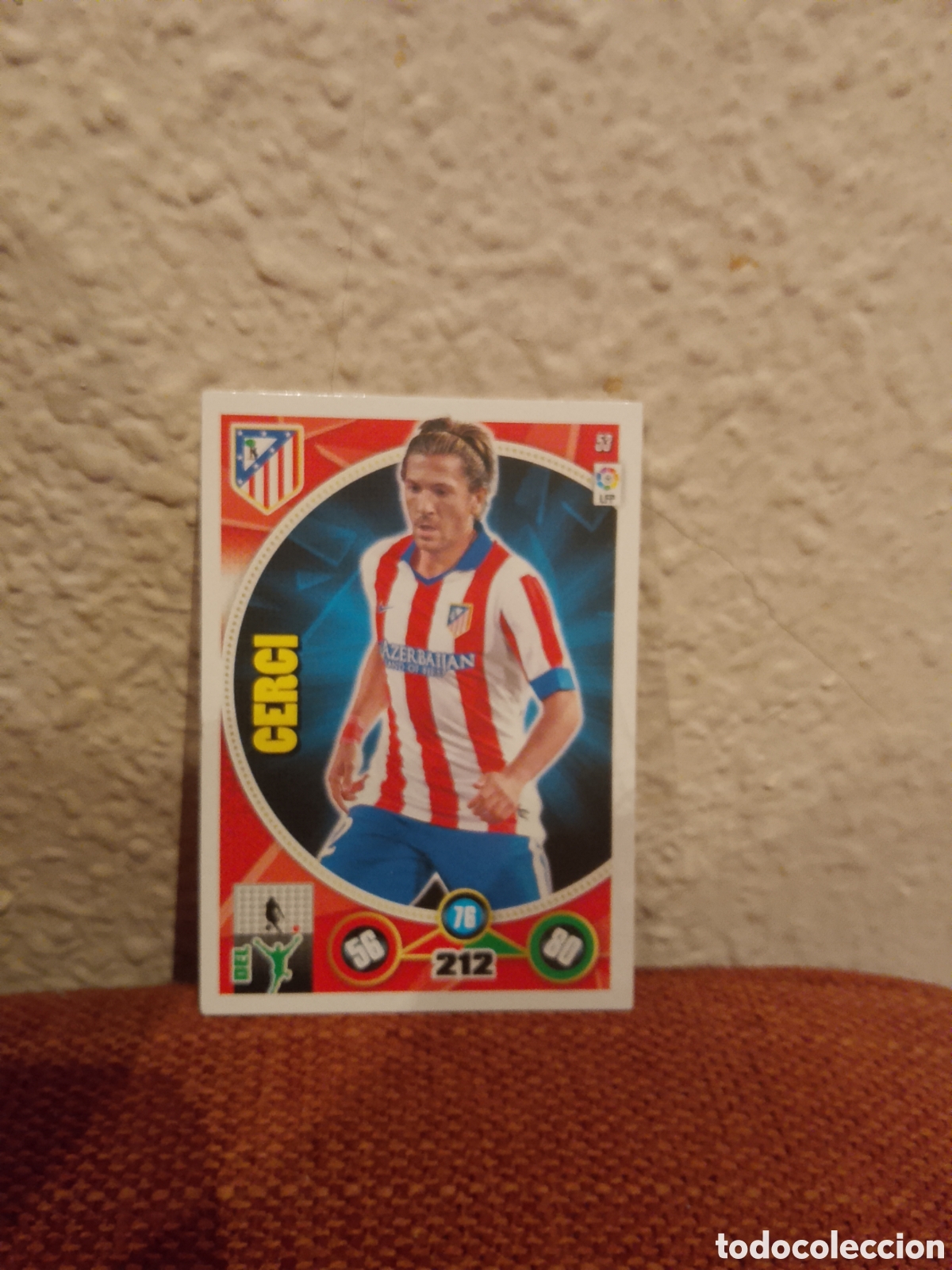 Cromos de f&uacute;tbol: Cerci Atl&eacute;tico De Madrid 53 Adrenalyn XL 14/15 2014 2015