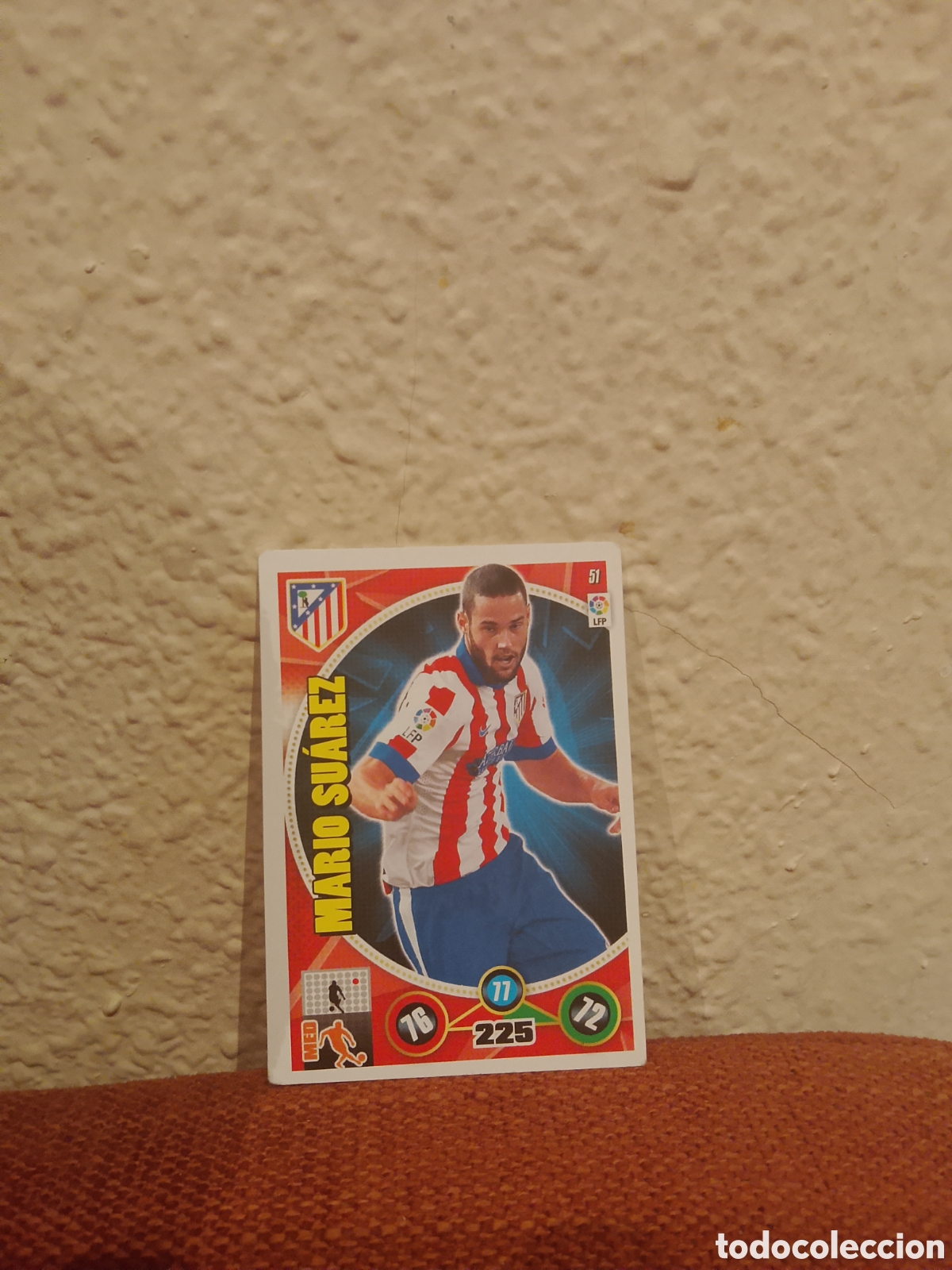 Cromos de f&uacute;tbol: Mario Su&aacute;rez atl&eacute;tico de Madrid 51 Adrenalyn XL 14/15 2014 2015