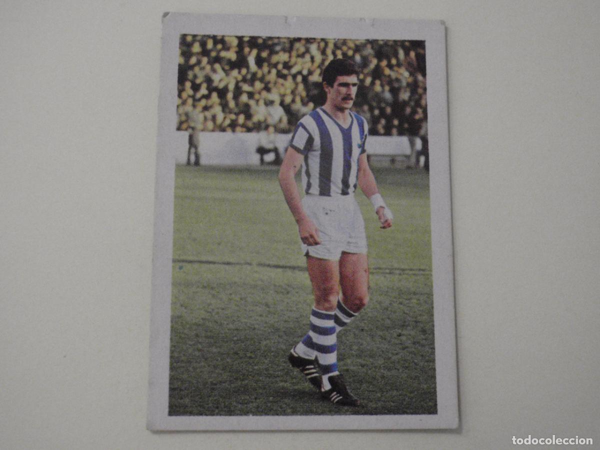 Cromos de f&uacute;tbol: Cromo futbol n&ordm; 160 ZAMORA - Real Sociedad. CAMPEONATO LIGA 1978 1979 Editorial FHER. 78 79