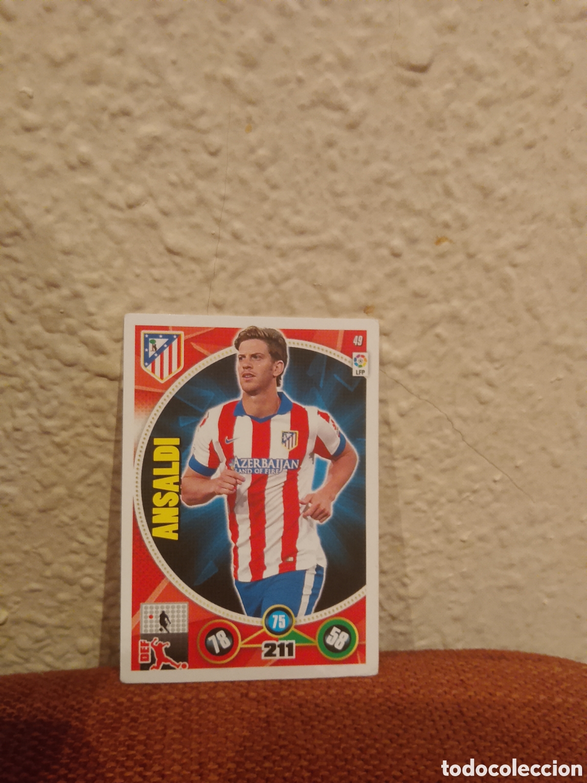 Cromos de f&uacute;tbol: Ansaldi atl&eacute;tico de Madrid 49 Adrenalyn XL 14/15 2014 2015