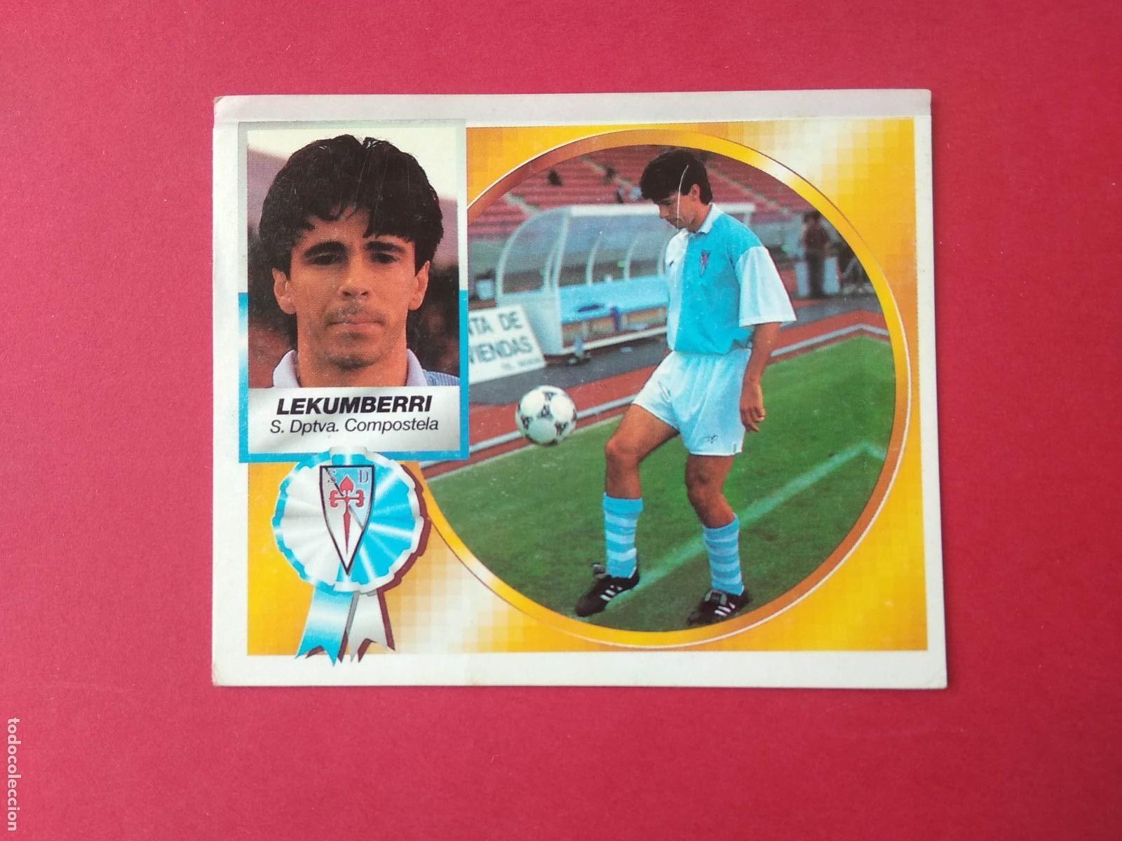 Cromos de f&uacute;tbol: EDICIONES ESTE LIGA 94 95 1994 1995 CROMO DESPEGADO FICHAJE N&ordm; 2 BIS LEKUMBERRI COMPOSTELA