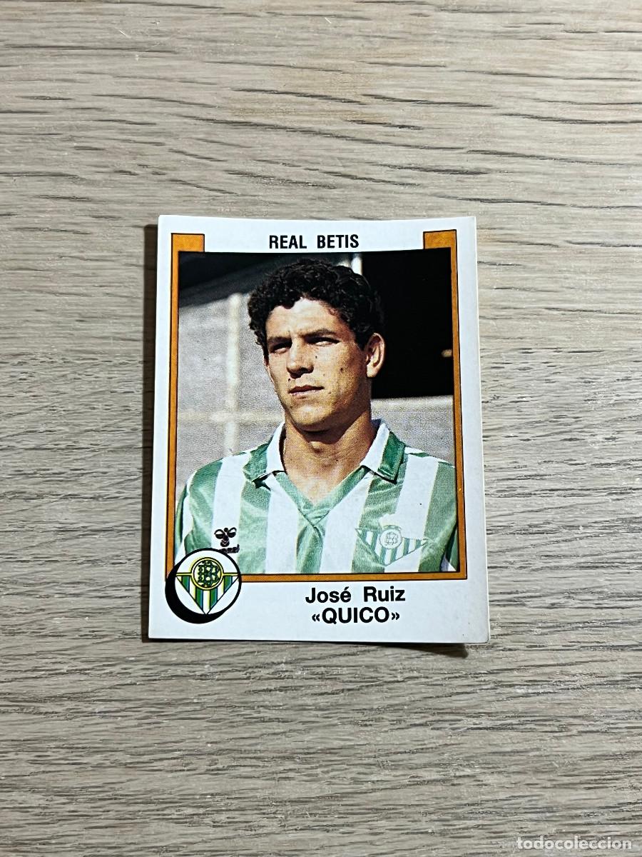Cromos de f&uacute;tbol: 66 QUICO BETIS LIGA FUTBOL 88 PANINI NUNCA PEGADO SIN PEGAR 1988