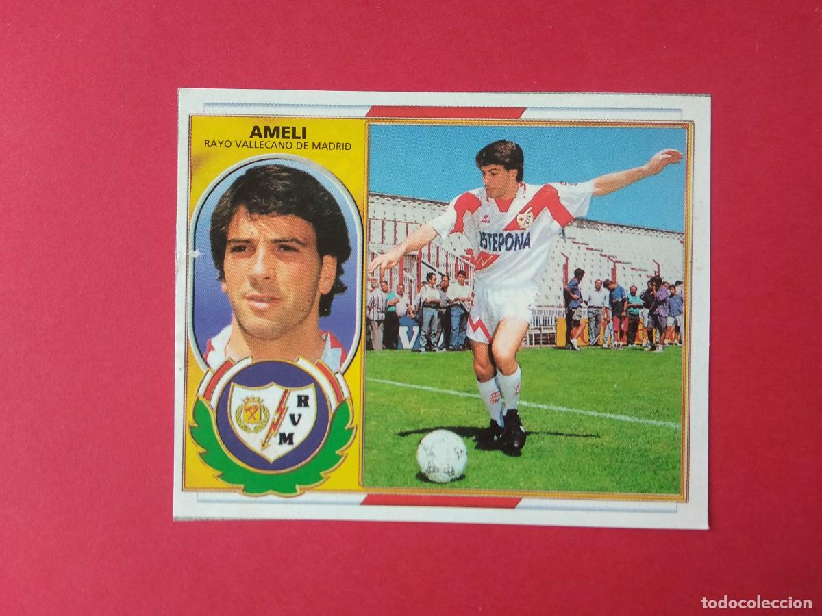 Cromos de f&uacute;tbol: EDICIONES ESTE LIGA 1996 1997 96 97 CROMO RECORTADO COLOCA , AMELI , RAYO VALLECANO