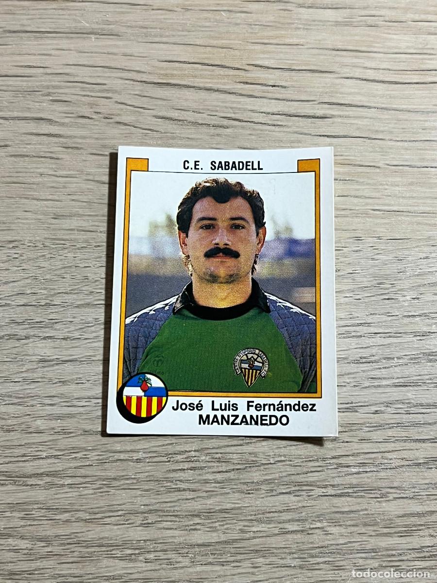 Cromos de f&uacute;tbol: 274 MANZANEDO SABADELL LIGA FUTBOL 88 PANINI NUNCA PEGADO SIN PEGAR 1988