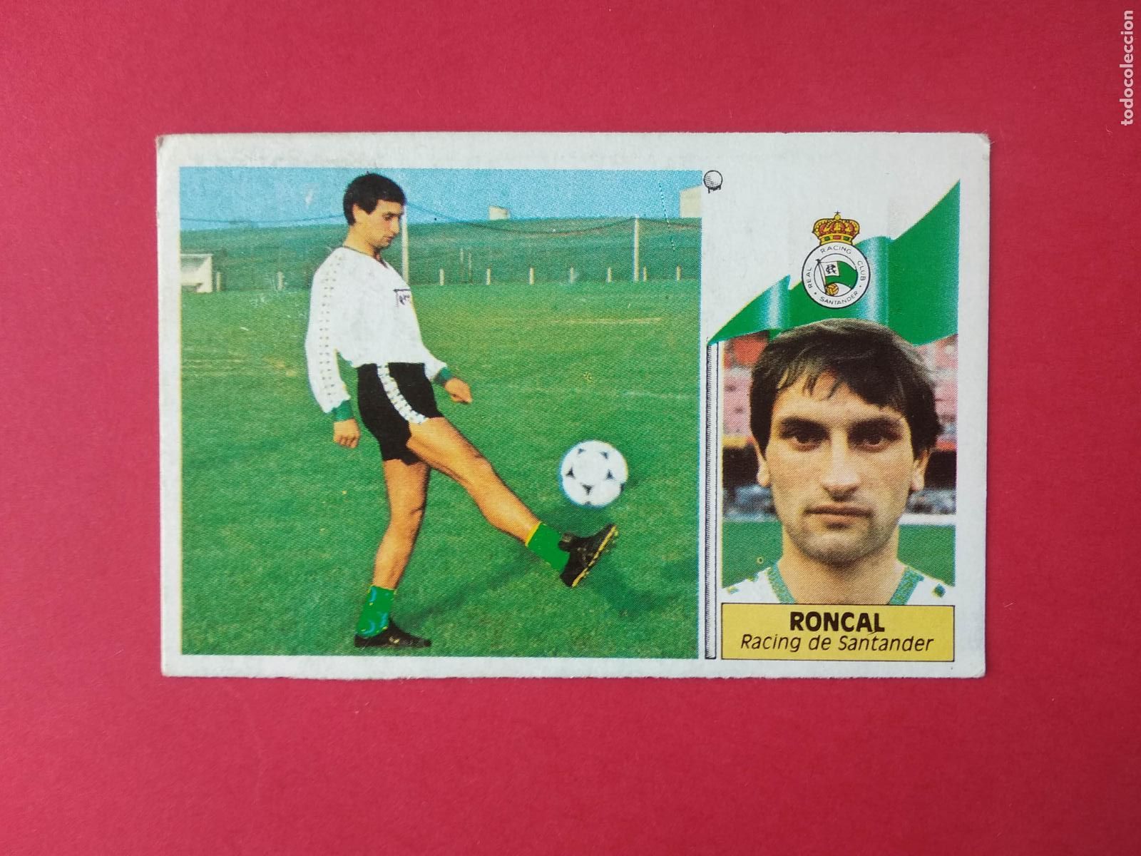 Cromos de f&uacute;tbol: CROMOS EDICIONES ESTE LIGA 86 87 1986 1987 CROMO NUNCA PEGADO RONCAL RACING DE SANTANDER