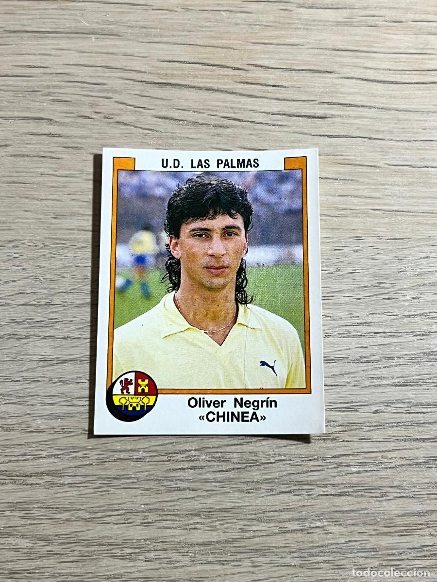 Cromos de f&uacute;tbol: 147 CHINEA LAS PALMAS LIGA FUTBOL 88 PANINI NUNCA PEGADO SIN PEGAR 1988