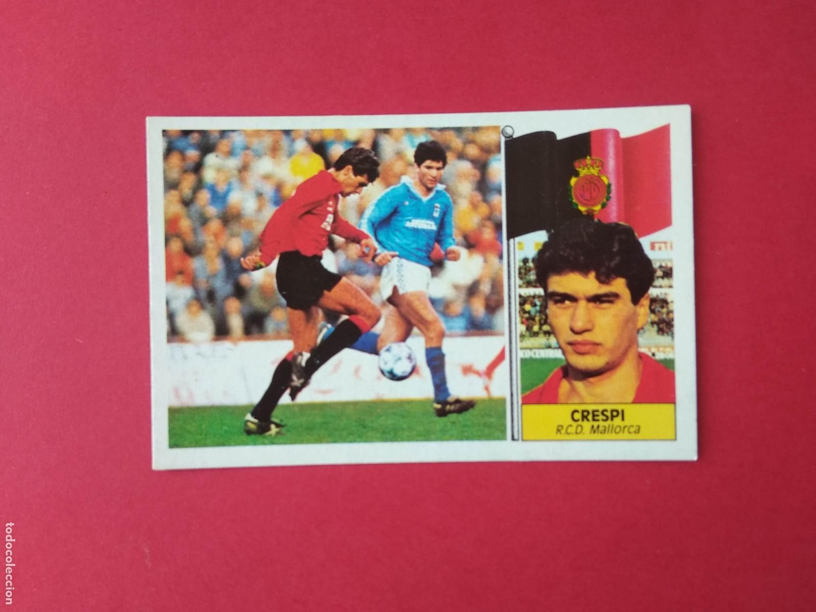 Cromos de f&uacute;tbol: EDICIONES ESTE LIGA 86 87 1986 1987 CROMO NUNCA PEGADO REAL MALLORCA , CRESPI