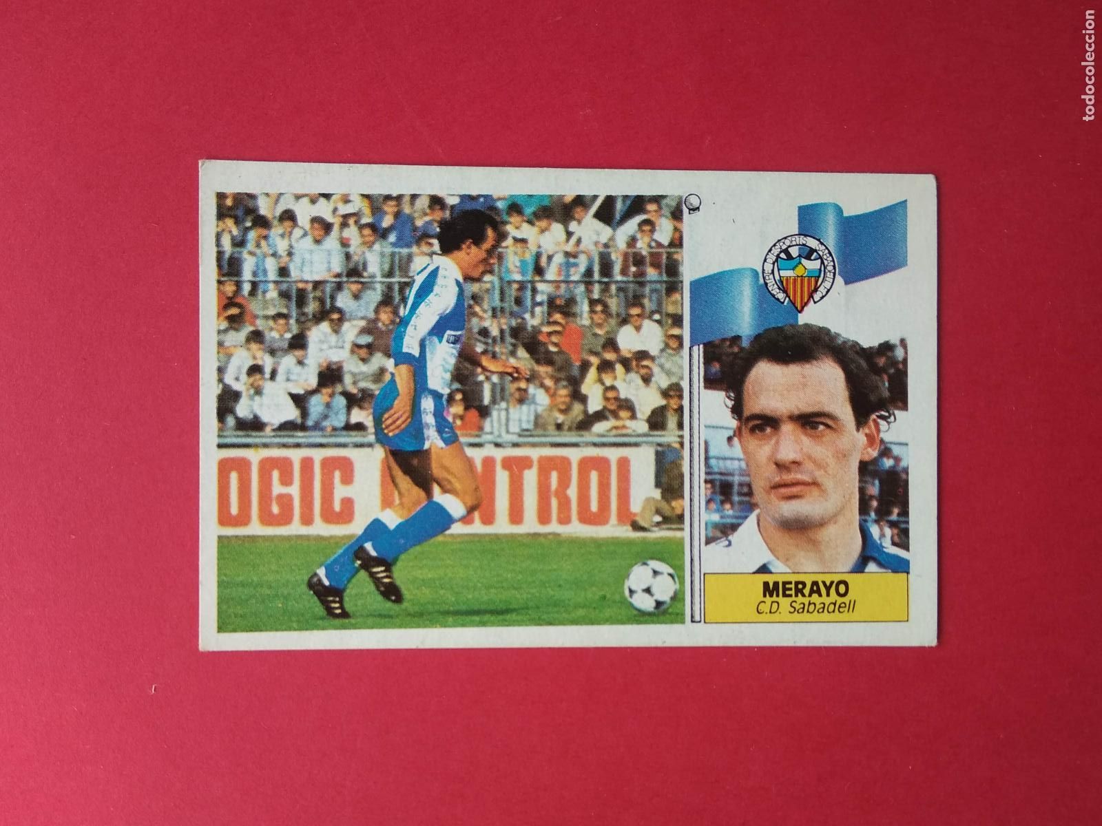 Cromos de f&uacute;tbol: CROMOS EDICIONES ESTE LIGA 86 87 1986 1987 CROMO NUNCA PEGADO MERAYO SABADELL