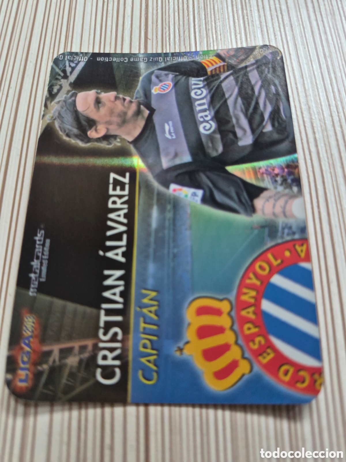 Cromos de f&uacute;tbol: Mundicromo 2012 2013 Cristian Alvarez Capitanes Rayas