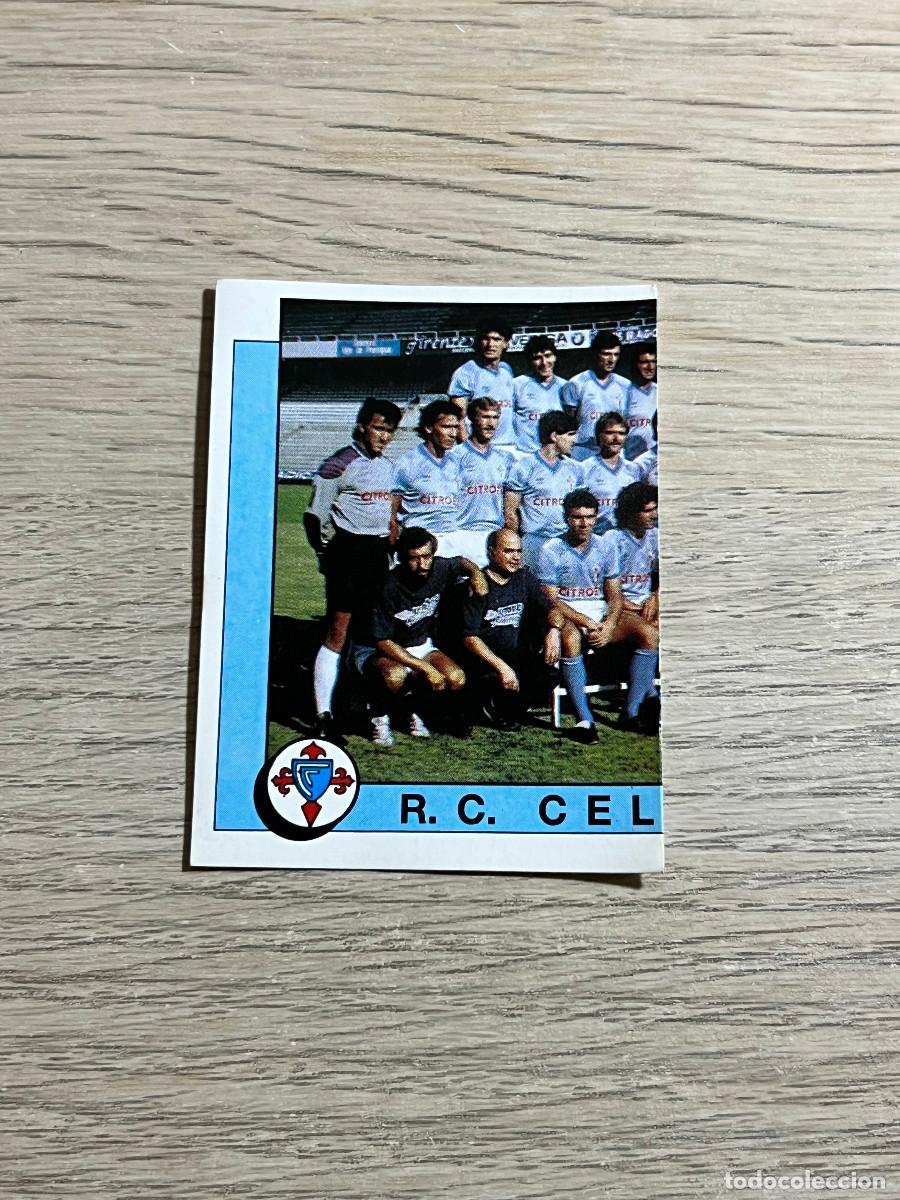 Cromos de f&uacute;tbol: 117 PLANTILLA ALINEACION CELTA LIGA FUTBOL 88 PANINI NUNCA PEGADO SIN PEGAR 1988