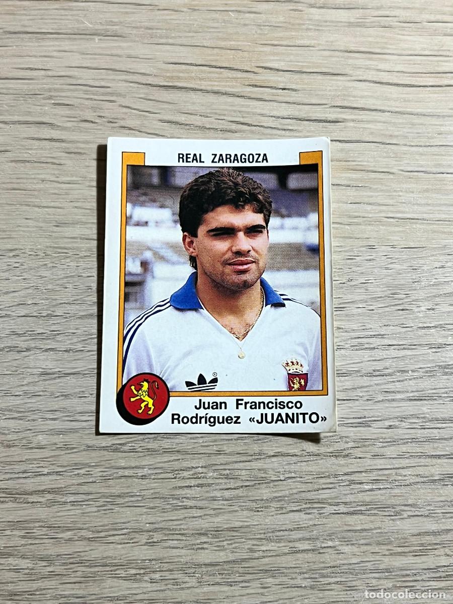Cromos de f&uacute;tbol: 392 JUANITO ZARAGOZA LIGA FUTBOL 88 PANINI NUNCA PEGADO SIN PEGAR 1988