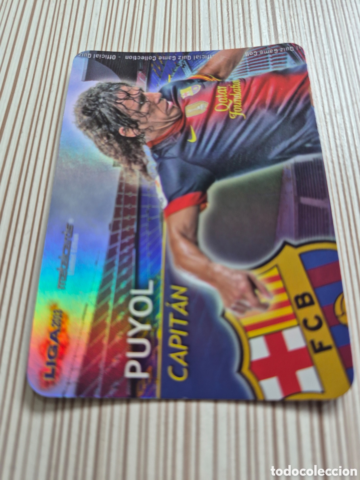 Cromos de f&uacute;tbol: Mundicromo 2012 2013 Puyol Capitanes Brillo Liso