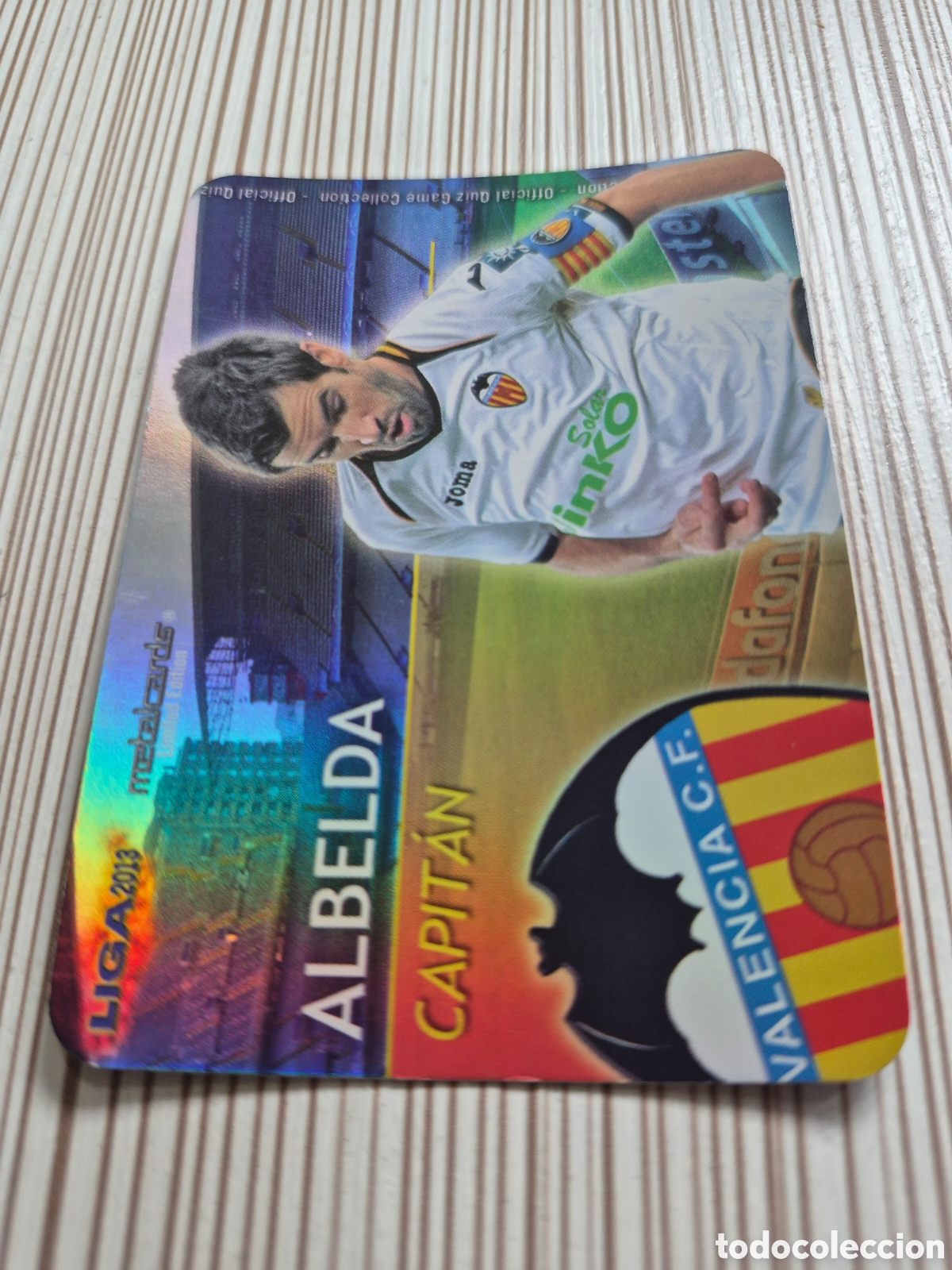 Cromos de f&uacute;tbol: Mundicromo 2012 2013 Albelda Capitanes Brillo Liso