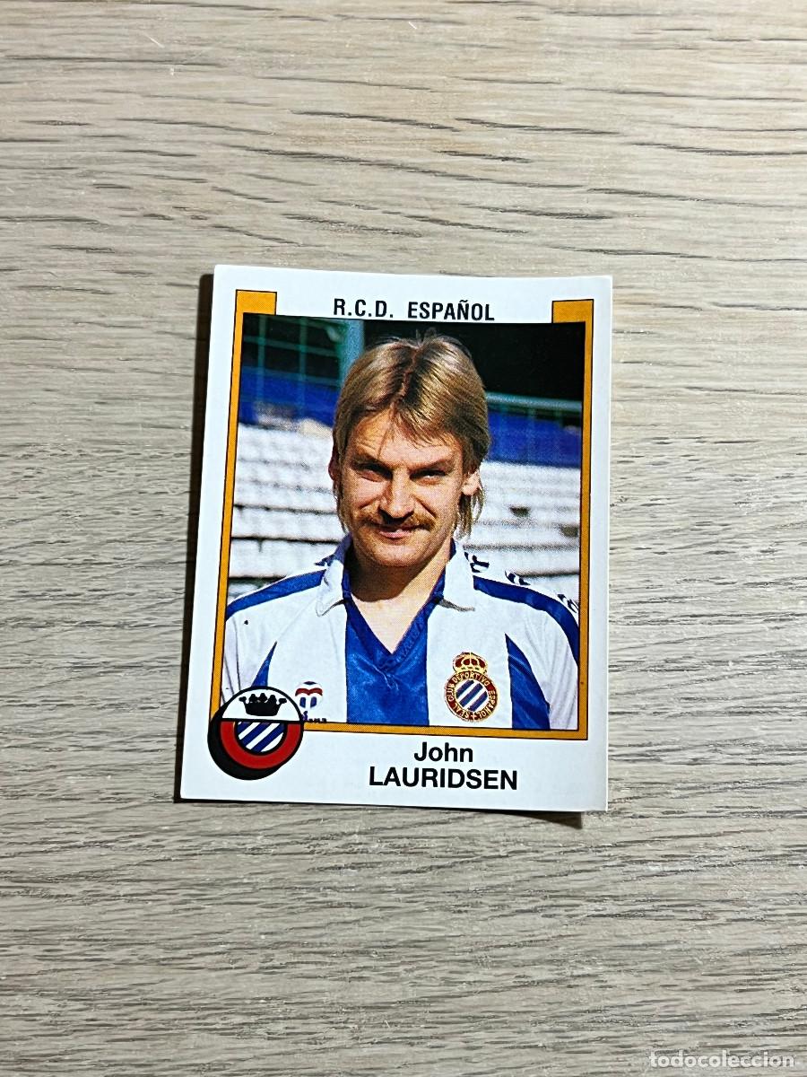 Cromos de f&uacute;tbol: 128 LAURIDSEN ESPA&Ntilde;OL LIGA FUTBOL 88 PANINI NUNCA PEGADO SIN PEGAR 1988
