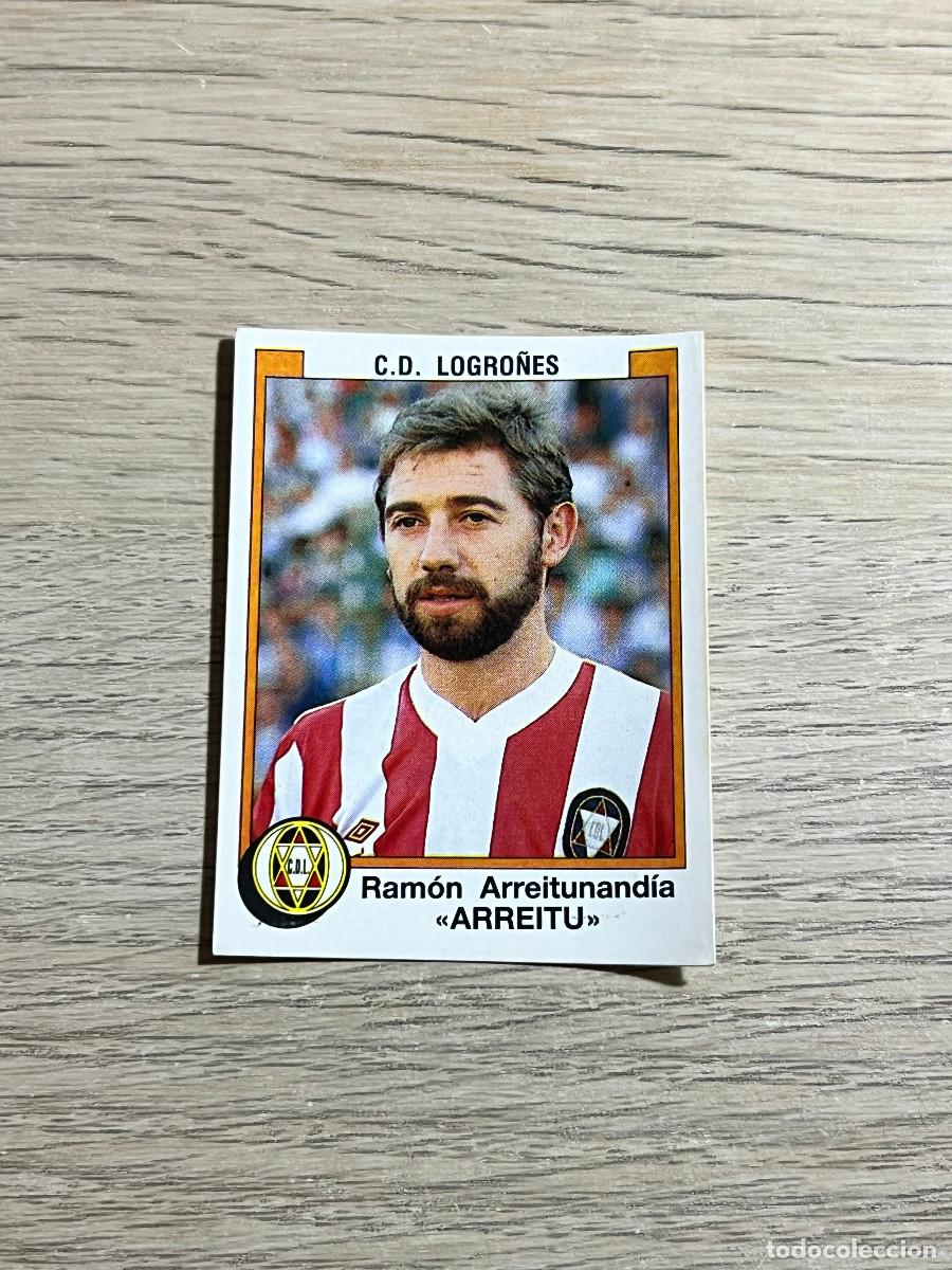 Cromos de f&uacute;tbol: 161 ARREITU LOGRO&Ntilde;ES LIGA FUTBOL 88 PANINI NUNCA PEGADO SIN PEGAR 1988