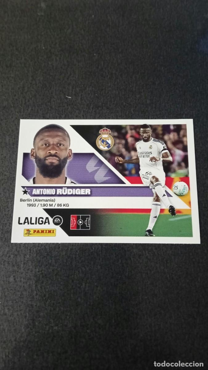 Cromos de f&uacute;tbol: Rudiger Liga Este 26 27 2026 2027 Real Madrid