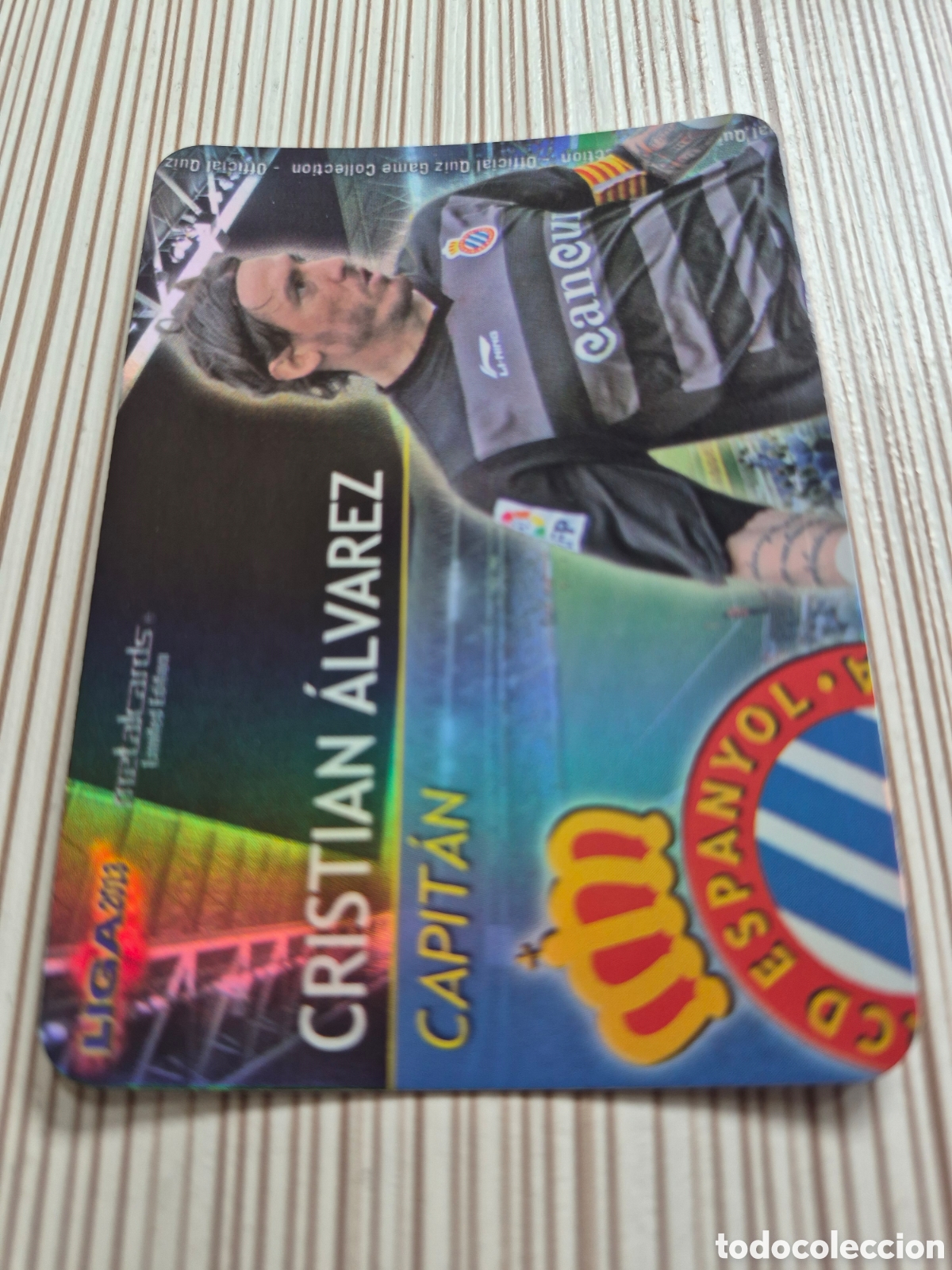 Cromos de Futebol: Mundicromo 2012 2013 Cristian Alvarez Capitanes Brillo Liso