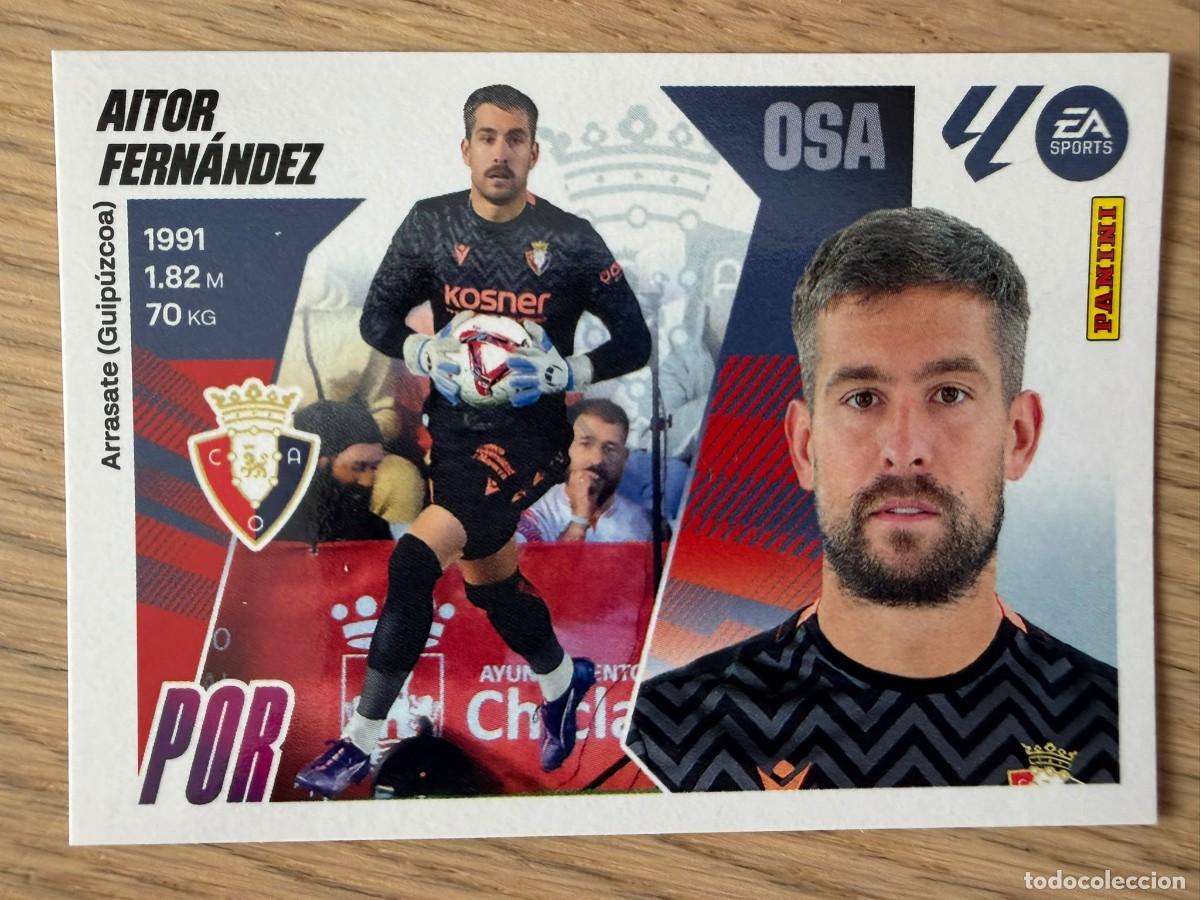 Cromos de Futebol: 4 AITOR FERNANDEZ OSASUNA 25 26 2025 2026 LIGA EA SPORTS COLECCIONES ESTE SIN PEGAR STICKER