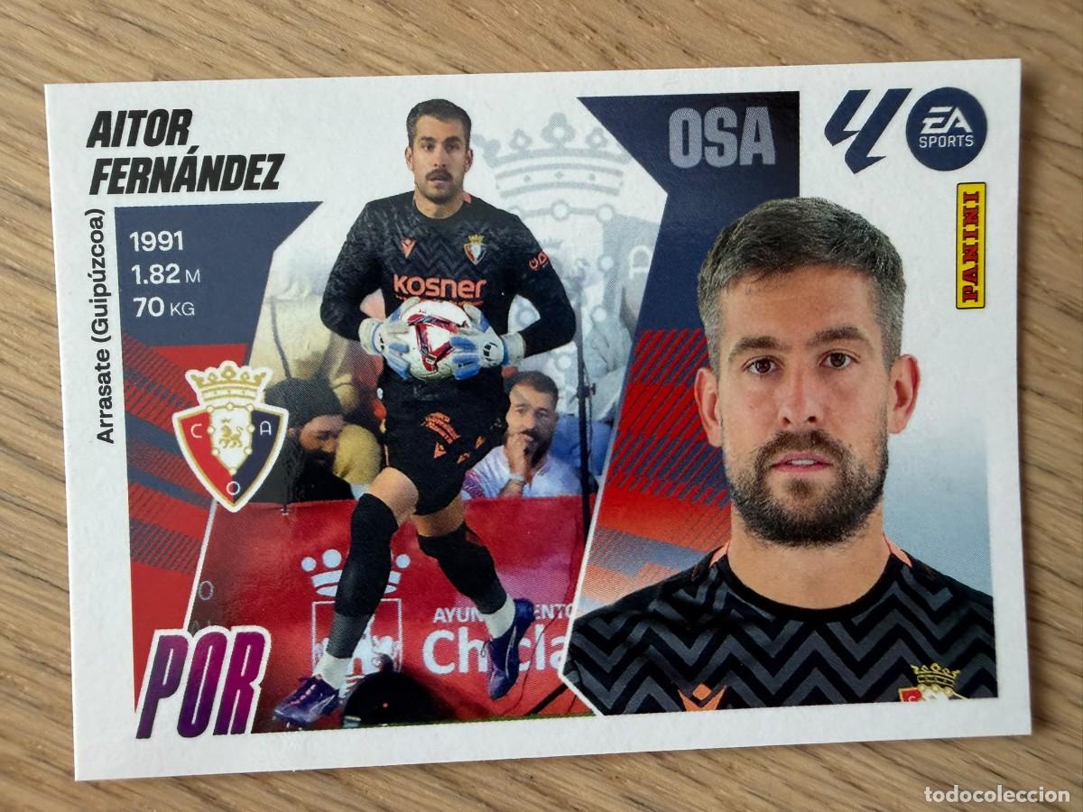 Cromos de Futebol: 4 AITOR FERNANDEZ OSASUNA 25 26 2025 2026 LIGA EA SPORTS COLECCIONES ESTE SIN PEGAR STICKER