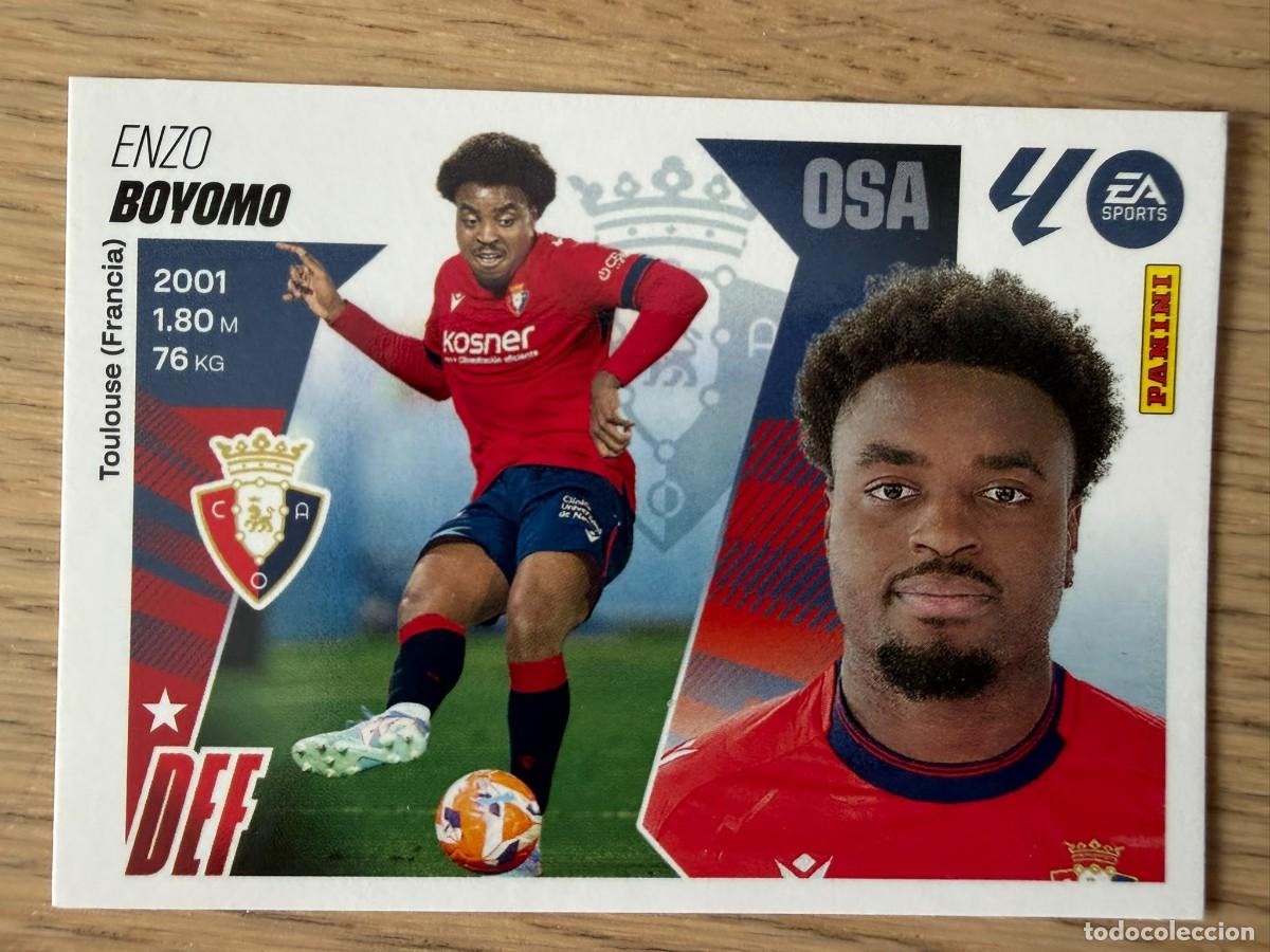 Cromos de f&uacute;tbol: 7 BOYOMO OSASUNA 25 26 2025 2026 LIGA EA SPORTS COLECCIONES ESTE SIN PEGAR STICKER