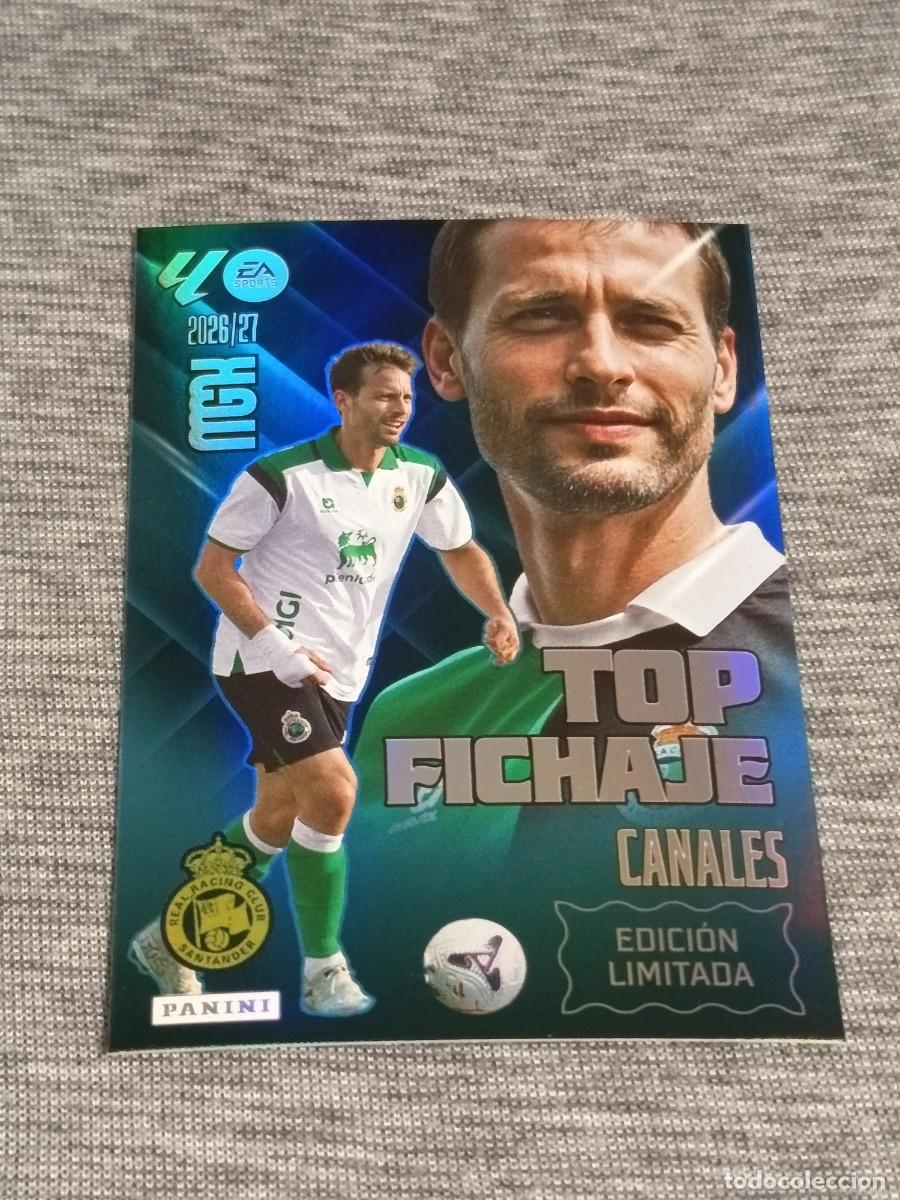 Cromos de Futebol: MEGACRACKS 26 27 CANALES TOP FICHAJE EDICION LIMITADA de la revista jugon nuevo