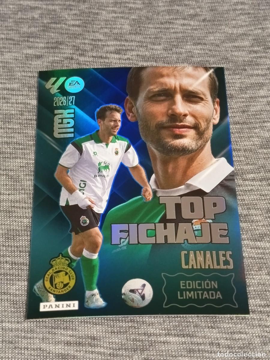 Cromos de f&uacute;tbol: MEGACRACKS 26 27 CANALES TOP FICHAJE EDICION LIMITADA de la revista jugon nuevo