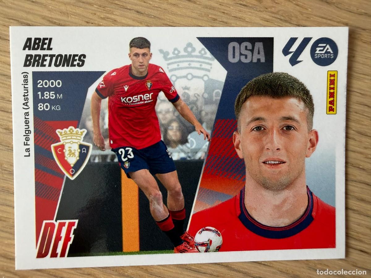 Fu&szlig;ball-Sticker: 10 ABEL BRETONES OSASUNA 25 26 2025 2026 LIGA EA SPORTS COLECCIONES ESTE SIN PEGAR STICKER